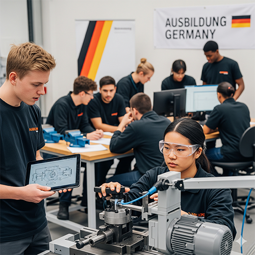 آوسبیلدونگ آلمان: راهنمای جامع صفر تا صد دریافت ویزای کاری – تحصیلی